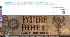 Desktop Screenshot of hysteriapagana.com