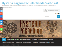 Tablet Screenshot of hysteriapagana.com